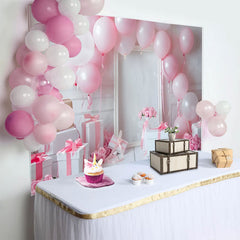 Lofaris Wild One Safari Ballonbogen Cake Smash Hintergrund Dschungel Tier Blätter Junge