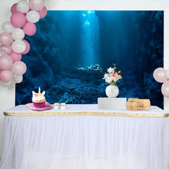 Lofaris Tiefer Unterwassergraben Ozean Hintergrund Sonnenstrahlen Marine Landschaft Party