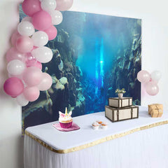 Lofaris Taucher Unterwassergraben Hintergrund Tiefsee Marine Abenteuer Party Dekoration