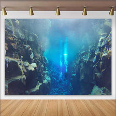 Lofaris Taucher Unterwassergraben Hintergrund Tiefsee Marine Abenteuer Party Dekoration