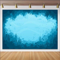 Lofaris Tiefblauer Ozean Naturlandschaft Hintergrund Korallenriffe Meereslebewesen