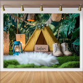 Lofaris Safari Dschungel Zelt Geburtstag Cake Smash Hintergrund Wild One Abenteuer