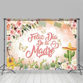 Feliz Ja Von Der Madre Blumen Mütter Tag Hintergrund