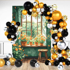 Lofaris Frisches Grünes Zimmer Hintergrund Fensterbank Blumen