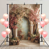 Lofaris Frühlingsblüten Bogen Hintergrund Hochzeit Rosa Bäume
