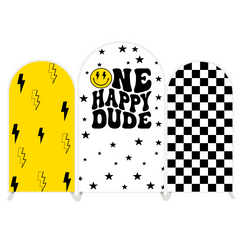 One Happy Dude Arch Birthday Party Bogenwand Abdeckung Coole Jungen