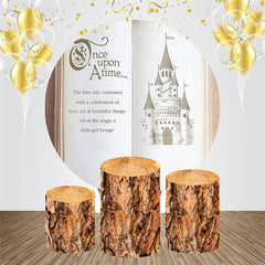 Fee Buch Schloss Holz Kreis Geburtstag Hintergrund Bausatz