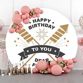 Liebling Freund Funke Einfach Runden Geburtstag Hintergrund