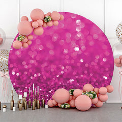 Lila Solide Farbe Bokeh Kreis Geburtstag Bakcdrop