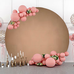 Gradient Khaki Einfach Kreis Hintergrund Für Geburtstag