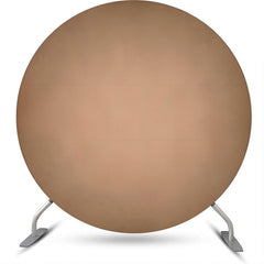 Gradient Khaki Einfach Kreis Hintergrund Für Geburtstag