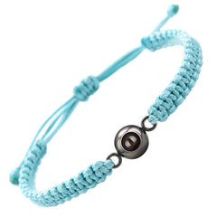 Personalisiert Projektion Handgefertigt Geflochten Seil Armband