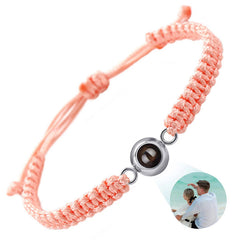 Personalisiert Projektion Handgefertigt Geflochten Seil Armband