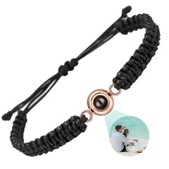 Personalisiert Projektion Handgefertigt Geflochten Seil Armband