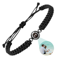 Personalisiert Projektion Handgefertigt Geflochten Seil Armband