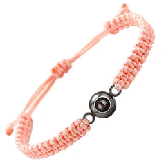 Personalisiert Projektion Handgefertigt Geflochten Seil Armband