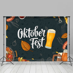 München Blätter Bier Oktoberfest Festival Hintergrund