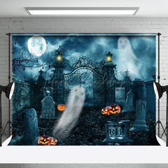 Verlassen Grab Geist Herrenhaus Hopfenreich Halloween Nacht Hintergrund