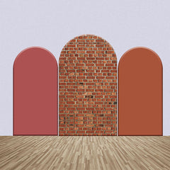 Sortiert Rot Ziegel Wand Jahrgang Bogen Hintergrund Bausatz