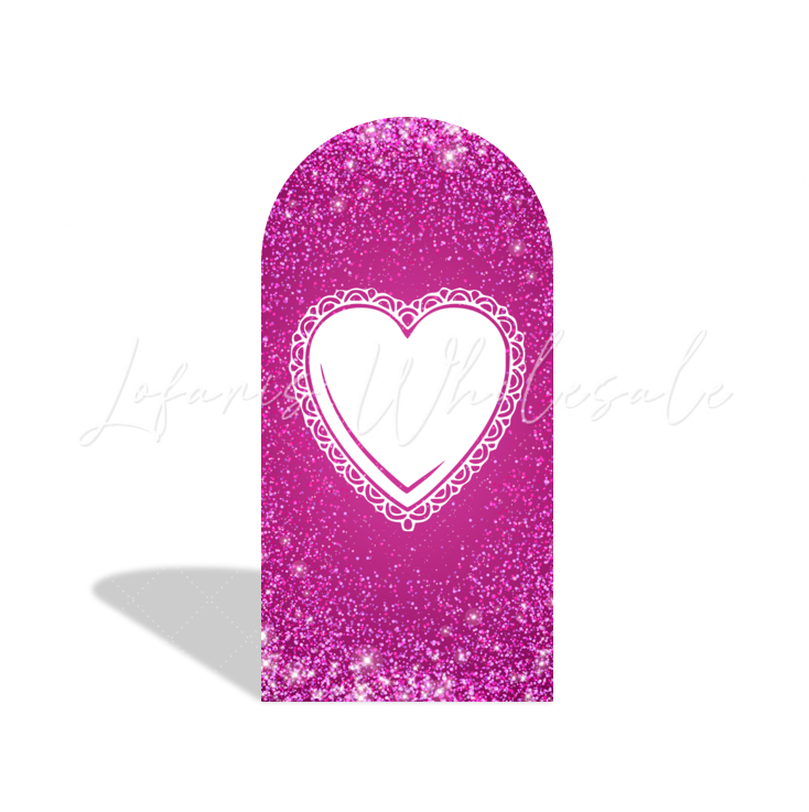 Barbie Head Silhouette Profil Happy Birthday Bogenwand Abdeckung Rosa Mode Puppe Deko