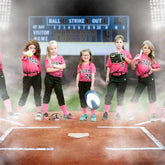 Baseball Feld Thema Fotografie Hintergrund Für Porträt