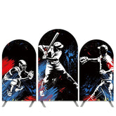 Baseball Thema Graffiti Schwarz Geburtstag Bogen Hintergrund Bausatz