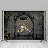 Schwarz Bier Schädel Buh Und Schnaps Halloween Hintergrund