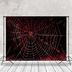 Schwarz Blutig Spinne Web Halloween Thema Hintergrund