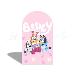 Blauy Happy Birthday Party Chiara Bogenhintergrund Abdeckung Hund Familie Bingo Kinder Deko