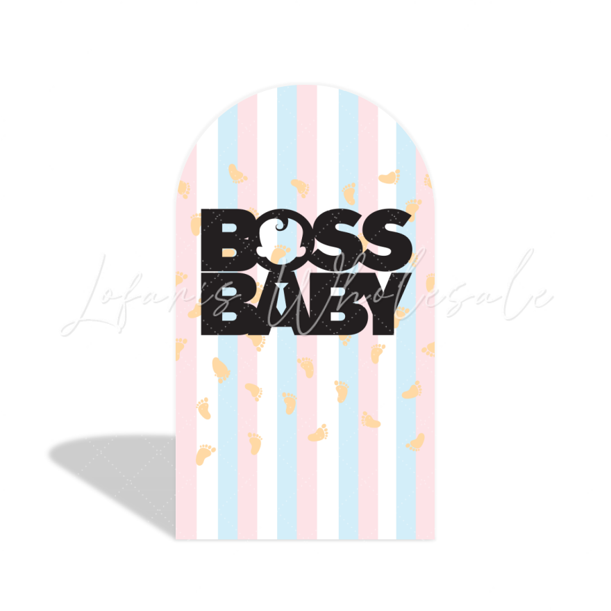 Boss Baby Krawatte Thema Bogenwand Stoffbezug Jungen Geburtstag Business Party Deko