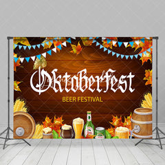 Braun Aus Holz Hintergrund Für Oktoberfest Bier Festival