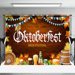 Braun Aus Holz Hintergrund Für Oktoberfest Bier Festival