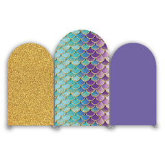 Mermaid Theme Happy Birthday Party Bogenwand Abdeckung Meerjungfrau Unterwasser Party Deko