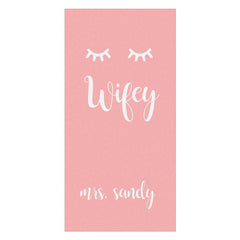 Süßigkeiten Rosa Brauch Name Strand Handtuch für Mädchen