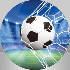 Kreis Weiß Schwarz Fußball Glücklich Geburtstag Hintergrund
