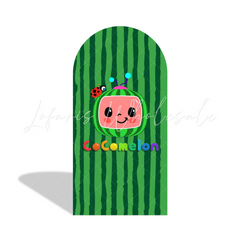 Cocomelon Background Arch Backdrop Wall Cloth Cover For Birthday Baby Shower Party Kinder Deko