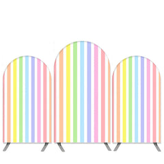 Bunt Streifen Glücklich Geburtstag Bogen Hintergrund Bausatz