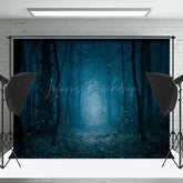 Unheimlich Schwarz Wald Halloween Fotografie Hintergrund