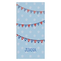Brauch Name amerikanisch Flagge Blau Strand Handtuch