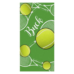Brauch Name Tennis Grün Sport Strand Handtuch für Junge