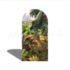 Dinosaur Theme Birthday Baby Shower Party Bogenwand Abdeckung Dino Urzeit Jungen Party Deko