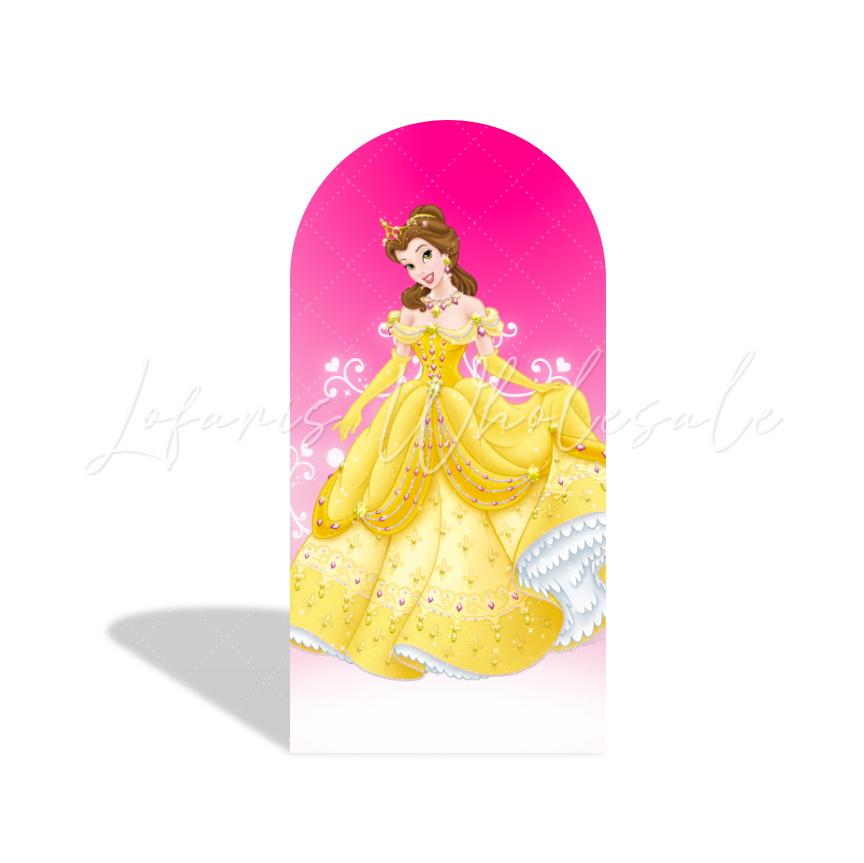Disney Princess Prinzessinnen Schloss Happy Birthday Bogenhintergrund Abdeckung Märchen