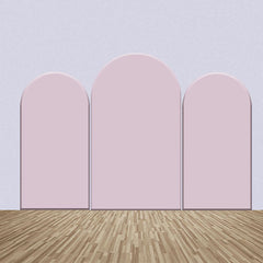 Staubig Rosa Thema Dekor Solide Farbe Bogen Hintergrund Bausatz