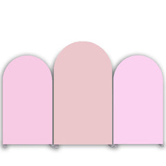 Staubig Rose Süßigkeiten Rosa Geburtstag Mädchen Bogen Hintergrund Bausatz