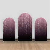 Elegant Schwarz Lila Funkeln Party Bogen Hintergrund Bausatz