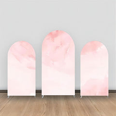 Elegant Gradient Rosa Marmor Party Bogen Hintergrund Bausatz