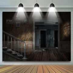 Leer Und Schrecklich Haus Schrecklich Halloween Hintergrund