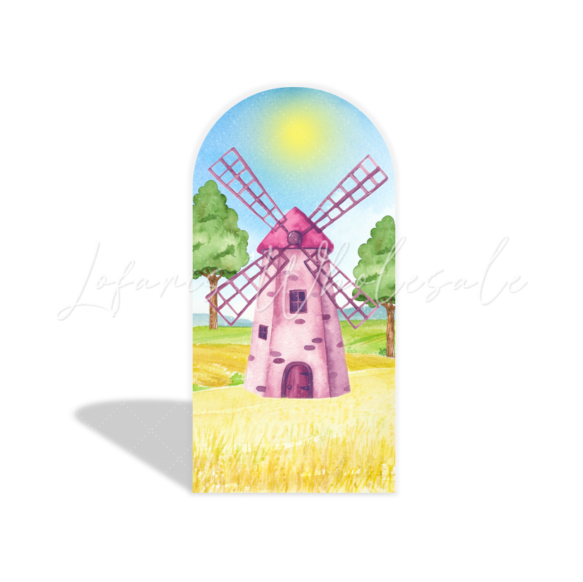 Farm Arch Birthday Party Arch Backdrop Wall Cloth Cover Bogenhintergrund Abdeckung Traktor Deko
