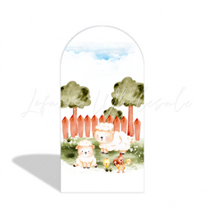 Farm Barn House Cow Kuh Bauernhof Thema Happy Birthday Bogenwand Abdeckung Scheune Deko