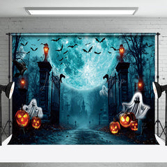 Geist Herrenhaus Horror Feierlich Beängstigend Friedhof Halloween Hintergrund